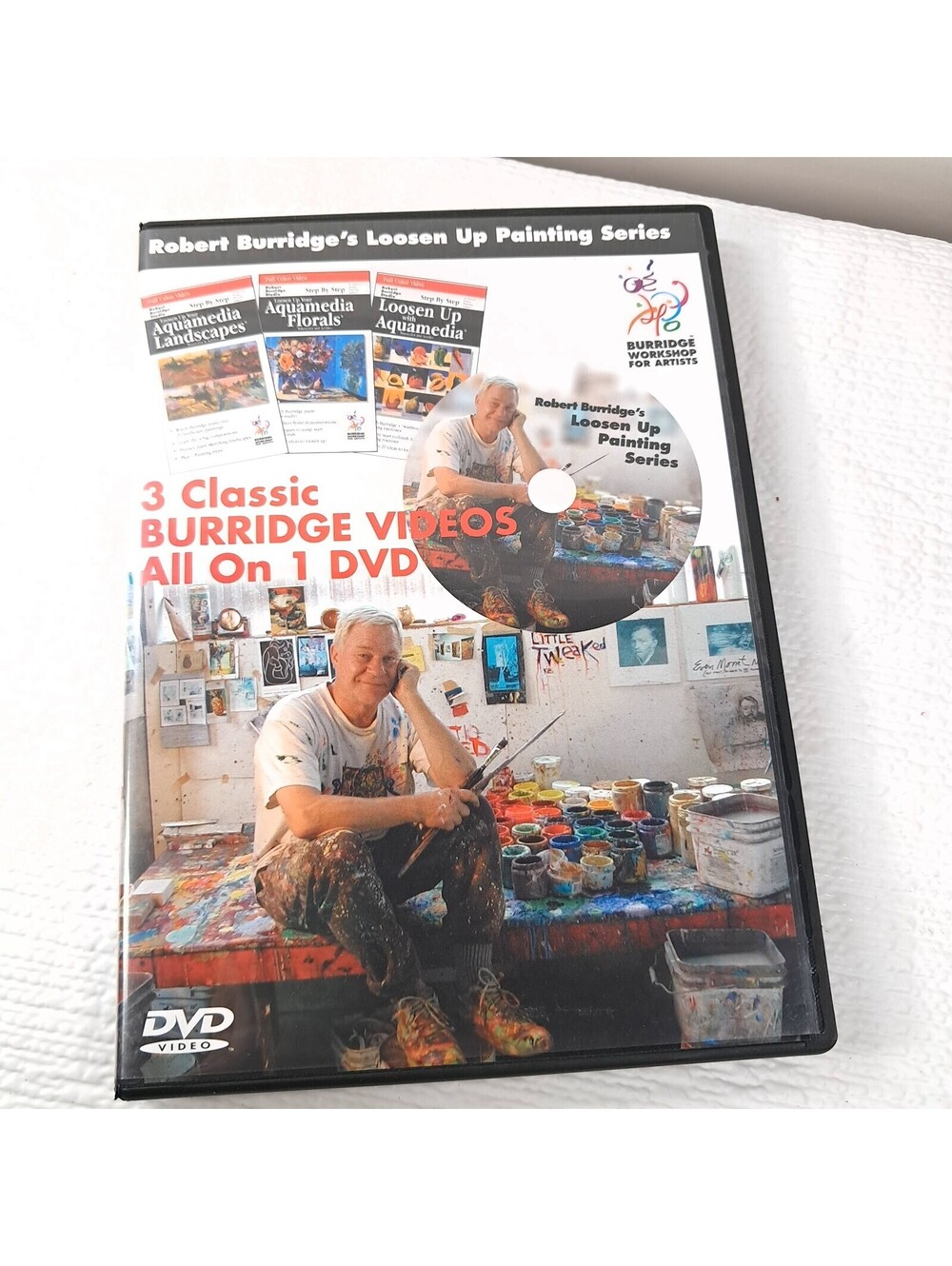 Robert Burridge Loosen Up Painting Series 3 Classic videos on 1 DVD Aquamedia